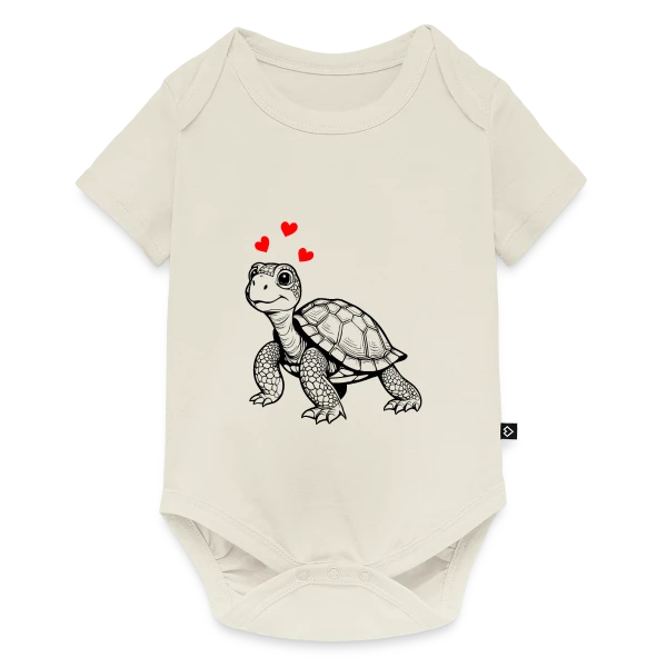 Maquette de Tortue Mignonne et Cœurs Doux à personnaliser