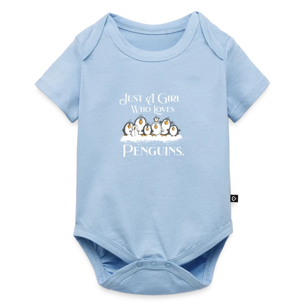 Maquette de Juste une fille qui adore les pingouins - T-shirt humour à personnaliser