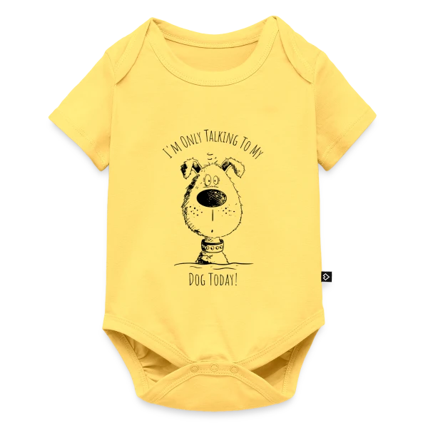 Maquette de Je ne parle qu'à mon chien - T-shirt humour canin à personnaliser