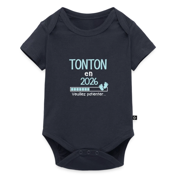 Annonce Grossesse Tonton 2026 - Futur Tonton Humour sur Body à manches courtes Premium Bébé