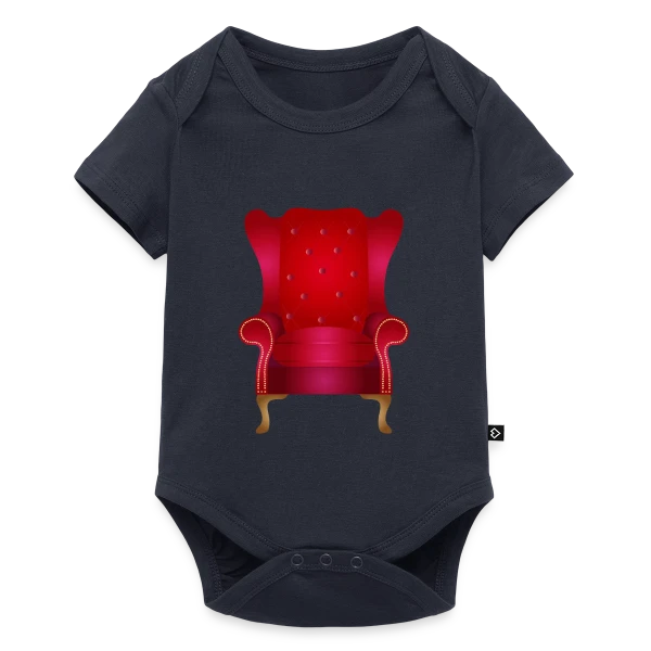 Maquette de Fauteuil Vintage Rouge: Élégance Chaleureuse à personnaliser