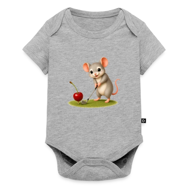 La Souris Golfeuse sur Body à manches courtes Premium Bébé