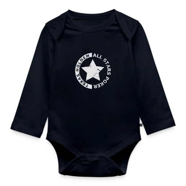Poker All Stars: Texas Hold'em Légendes sur Body Bébé bio manches longues