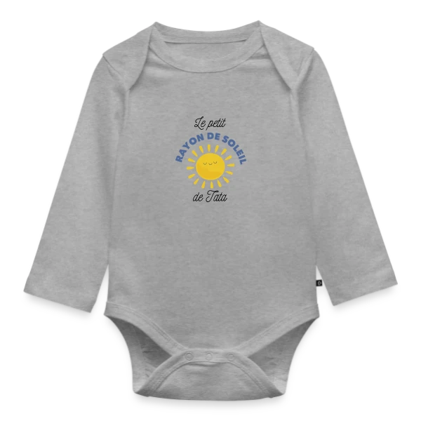 Le Rayon de Soleil de Tata sur Body Bébé bio manches longues