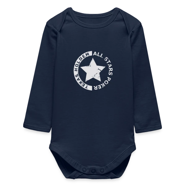 Poker All Stars: Texas Hold'em Légendes sur Body bébé manches longues biologique
