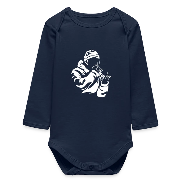 Passion Rap & Hip-Hop sur Body bébé manches longues biologique