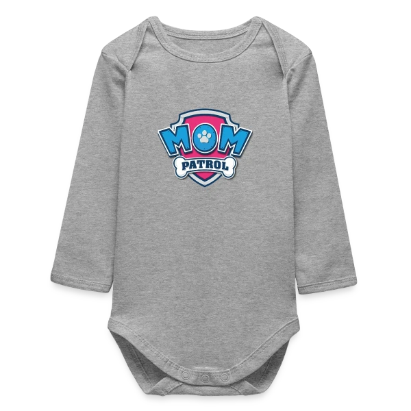 Maman Pat' Patrouille : T-shirt Idéal pour les Fans ! sur Body bébé manches longues biologique