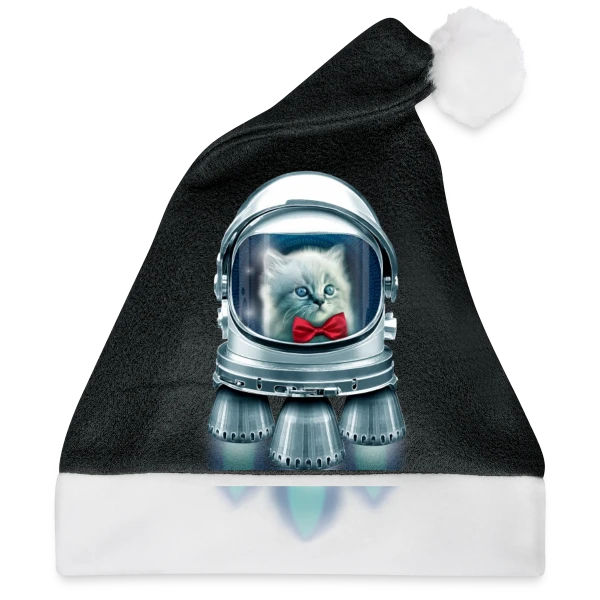Maquette de Chat Astronaute Élégant à personnaliser