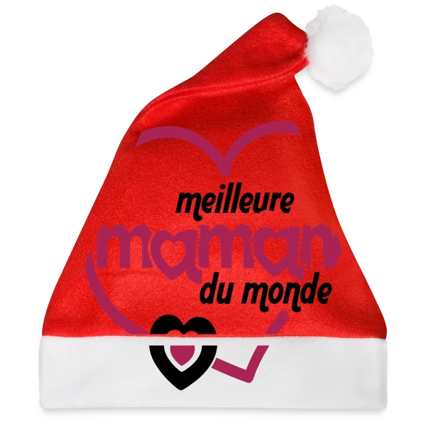 La Meilleure Maman du Monde sur Bonnet de Noël