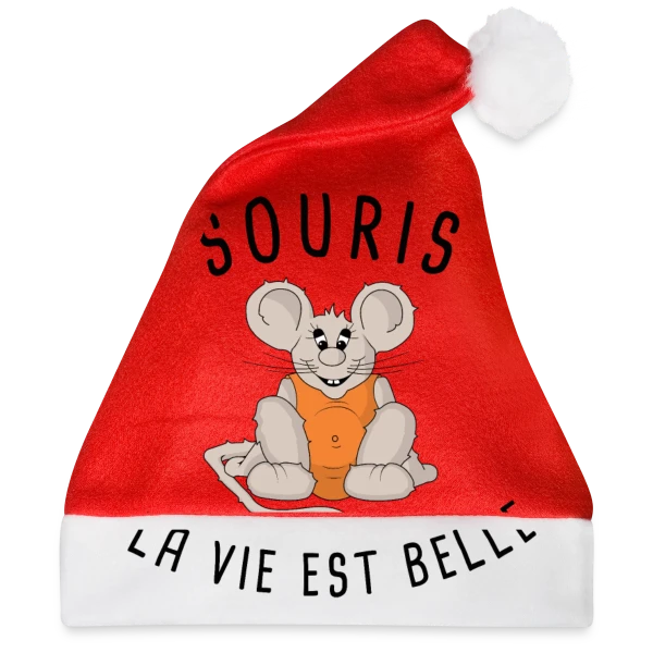 Maquette de Souris : La Vie est Belle ! à personnaliser