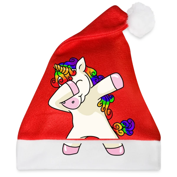Maquette de Licorne Dabbing Arc-en-ciel à personnaliser