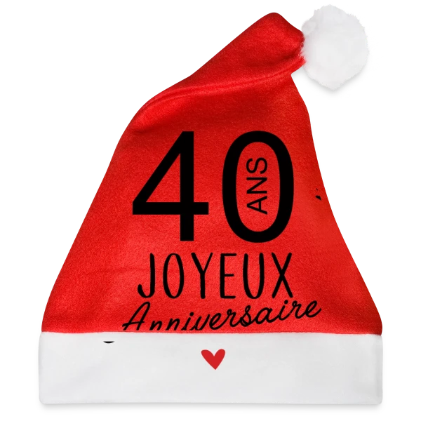 Maquette de Anniversaire 40 Ans : La Fête Commence ! à personnaliser