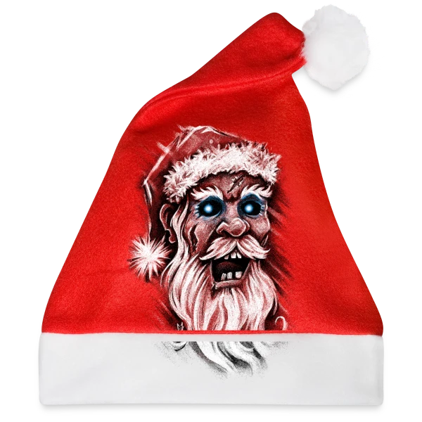 Maquette de Père Noël Zombie à personnaliser