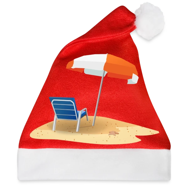 Maquette de Parasol et Transat Plage à personnaliser