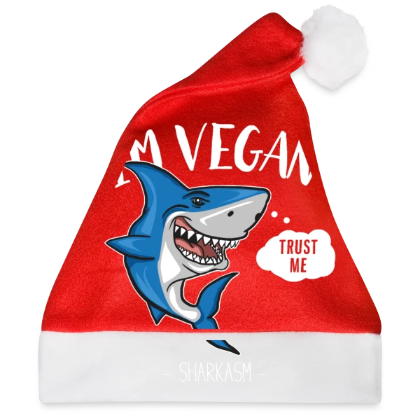 Maquette de Requin Végétarien Humour à personnaliser