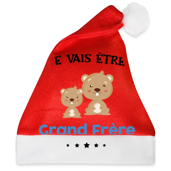 Maquette de "Je Vais Être Grand Frère" - Annonce Naissance à personnaliser