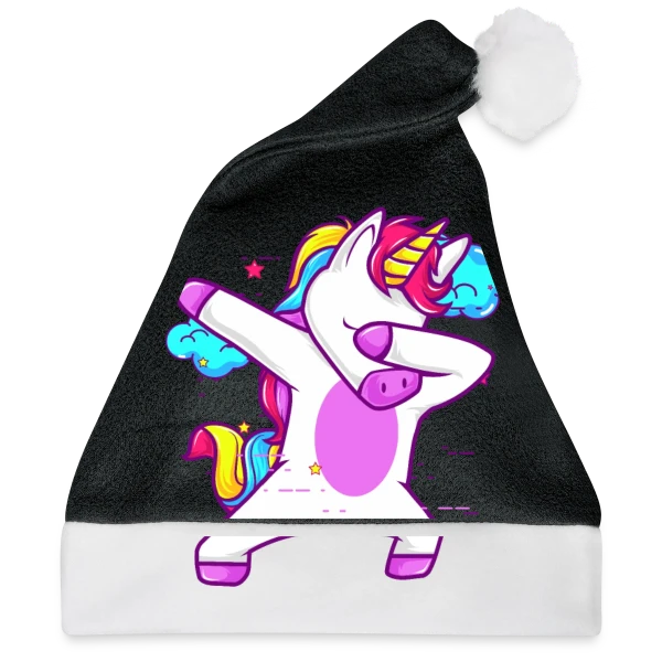 Maquette de Licorne Dabbing Stylée Néon à personnaliser