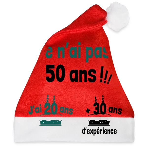 Maquette de 50 ans : 20 ans + 30 ans d'expérience ! à personnaliser