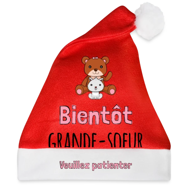 Maquette de 'Bientôt Grande Sœur' - Annonce Grossesse Originale à personnaliser