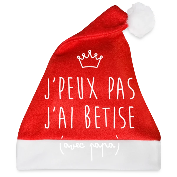 Maquette de J'peux pas j'ai Bêtise avec Papa - Humour Enfant à personnaliser