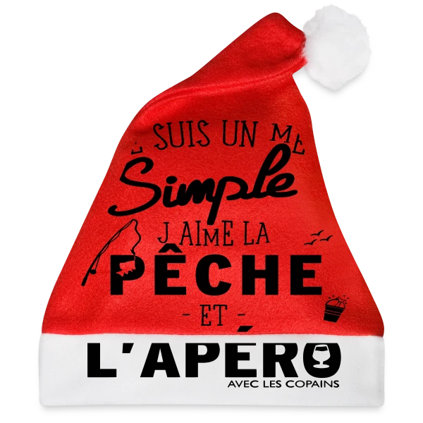 Maquette de "Pêche & Apéro" : L'Humour du Pêcheur Relax à personnaliser