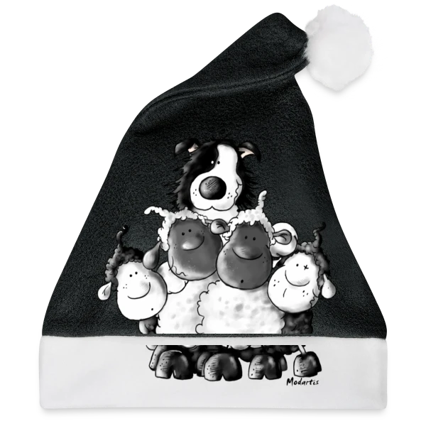 Maquette de Border Collie et Moutons - Un Vrai Chien de Berger à personnaliser