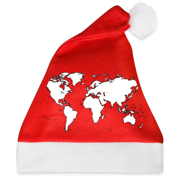 Maquette de Carte du Monde Minimaliste à personnaliser