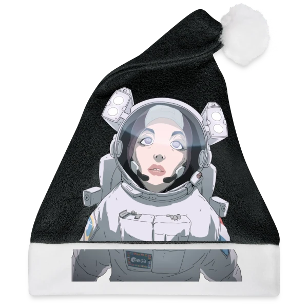 Maquette de Astronaute Féminine Espace à personnaliser