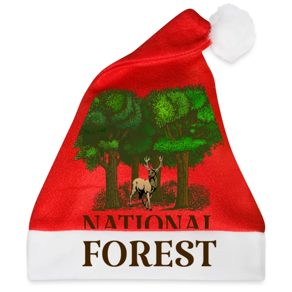 Maquette de Emblème Forêt Nationale à personnaliser