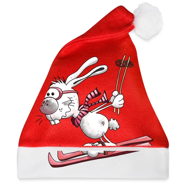 Maquette de Lapin Skieur sur la Piste à personnaliser