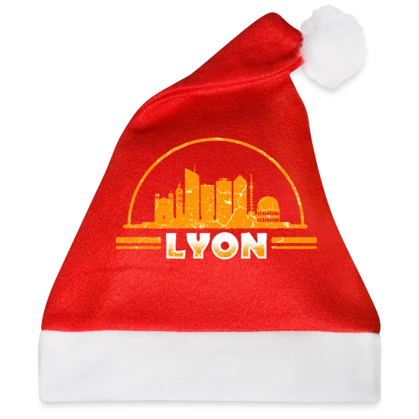 Maquette de Lyon Skyline Vintage à personnaliser