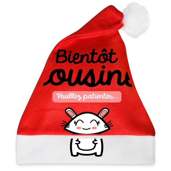 Maquette de Bientôt Cousine : Annonce Mignonne à personnaliser