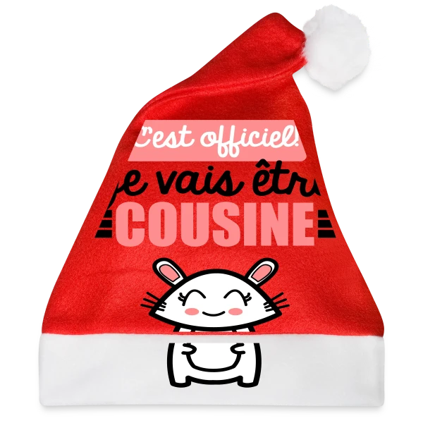 Maquette de Annonce Grossesse : C'est Officiel, Je Vais Être Cousine ! à personnaliser