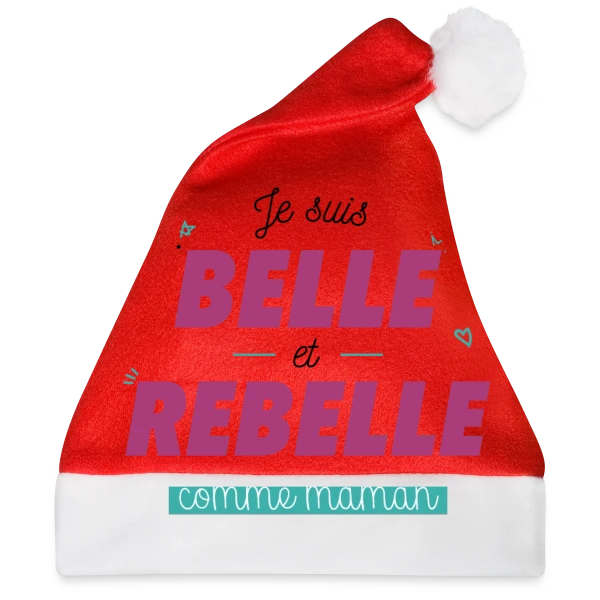 Maquette de "Belle et Rebelle comme Maman" à personnaliser