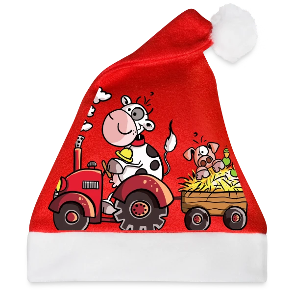 Maquette de La Vache au Volant, le Cochon à Bord - T-shirt Agricole Fun à personnaliser