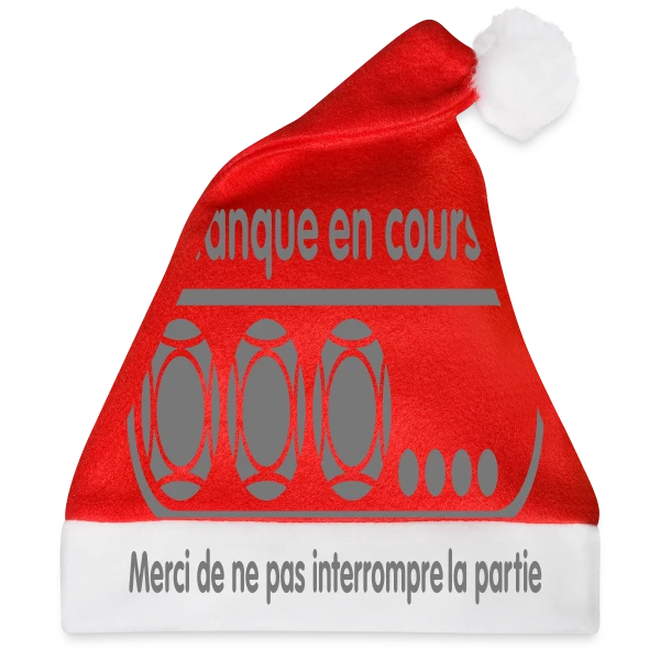 Pétanque en Cours : Ne Dérangez Pas ! sur Bonnet de Noël
