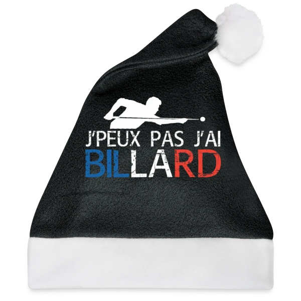 Maquette de J'peux Pas, J'ai Billard ! T-shirt Humour Passion à personnaliser
