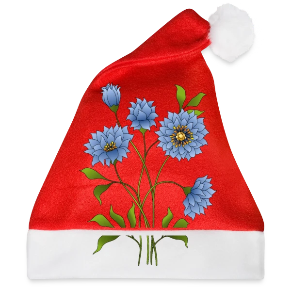 Maquette de Éclat Floral Bleu à personnaliser