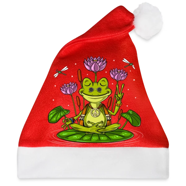 Maquette de Grenouille Zen Hippie à personnaliser