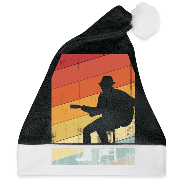 Maquette de Guitariste Jazz Rétro à personnaliser
