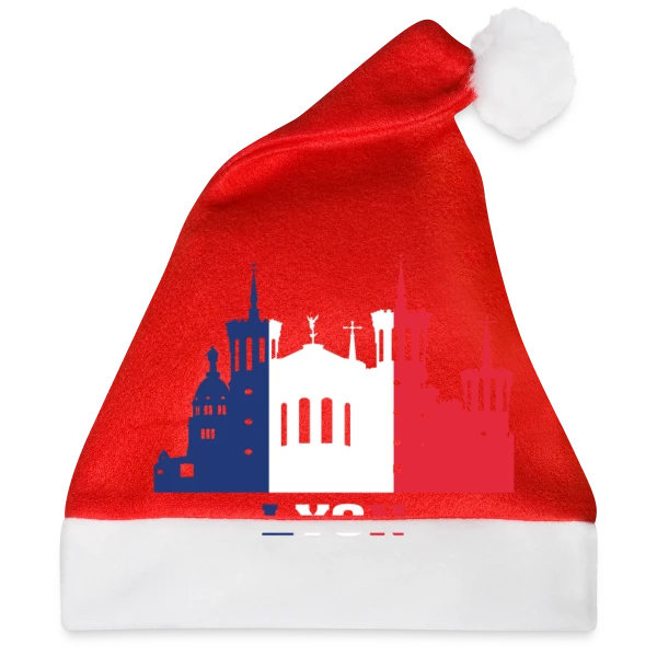 Maquette de Lyon Monuments Drapeau à personnaliser
