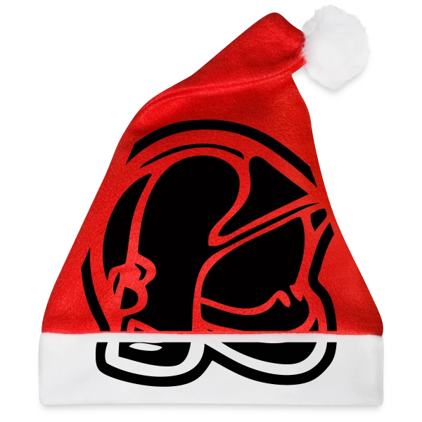 Casque de Pompier – Héroïsme Quotidien sur Bonnet de Noël
