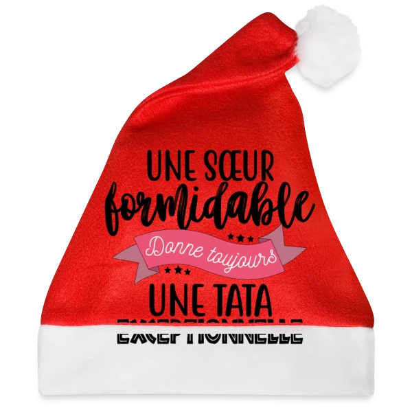 Maquette de Sœur Formidable, Tata Exceptionnelle - Cadeau Famille à personnaliser