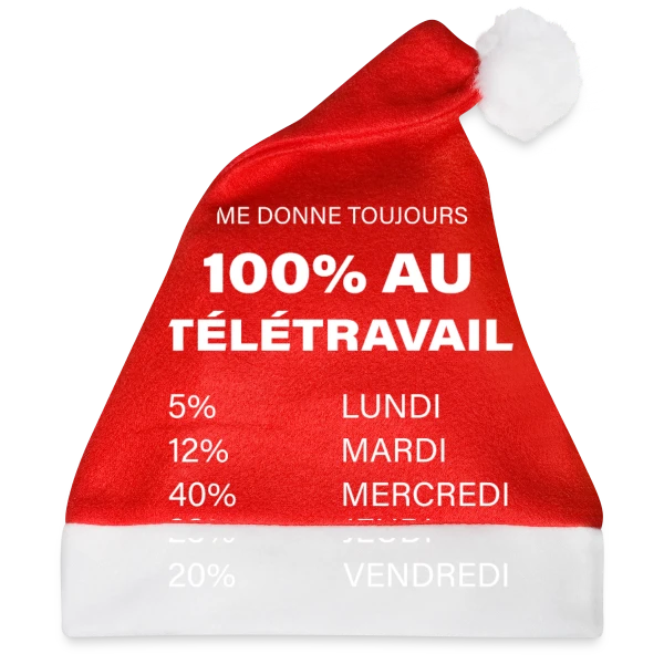 Maquette de Télétravail J'Adore à personnaliser