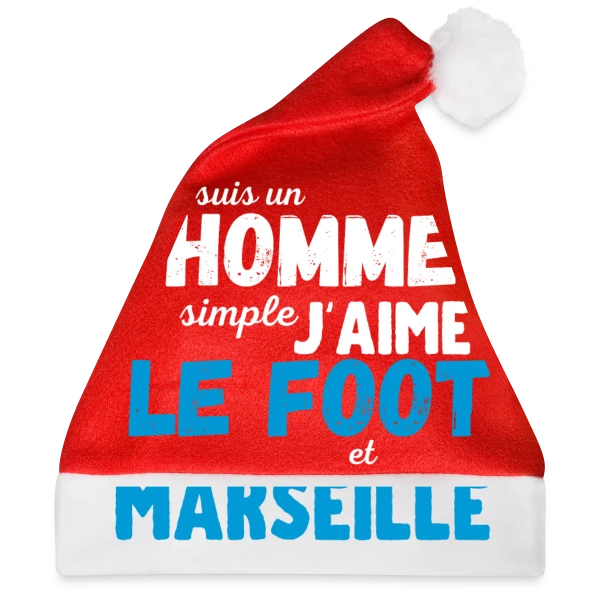 Maquette de J'aime Foot Marseille à personnaliser