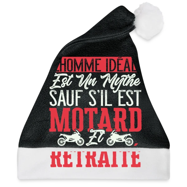 Maquette de L'Homme Idéal : Motard & Retraité - Humour Moto à personnaliser