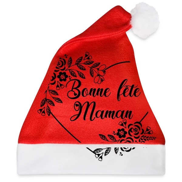 Maquette de Bonne Fête Maman : Cœur Fleuri Éternel à personnaliser