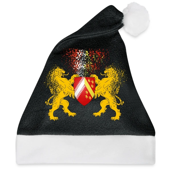 Maquette de Blason Alsace - Les Lions Gardiens à personnaliser