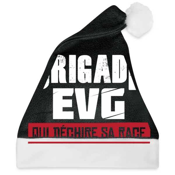 Brigade EVG Qui Déchire sur Bonnet de Noël
