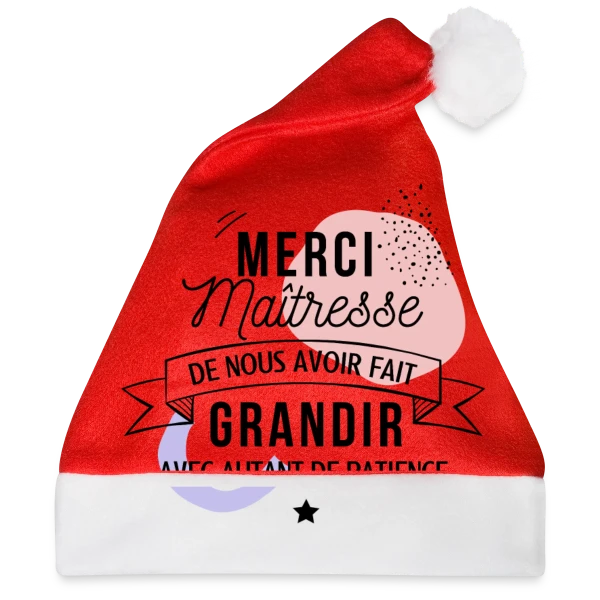 Maquette de Maîtresse en Or : Merci pour tout ! à personnaliser